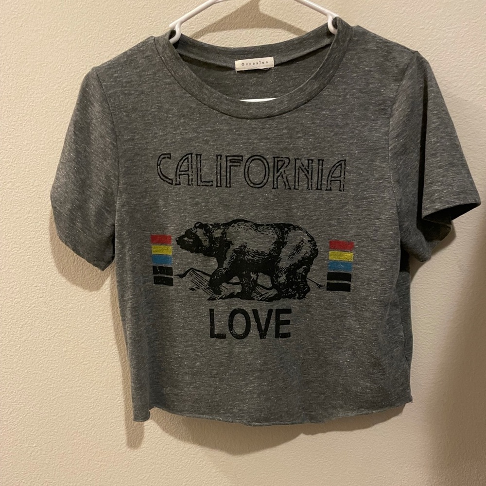 California love crop top